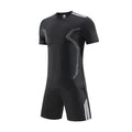 Summer Set Football Suit Casual Suit Physical Training Suit Team Suit Black
