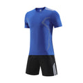 Summer Set Football Suit Casual Suit Physical Training Suit Team Suit Blue