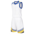 Men Basketball Jersey Vest Training Shirt Team Men Jersey Set White