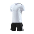 Summer Set Football Suit Casual Suit Physical Training Suit Team Suit White